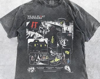 Comfort Colors® 1717 Vintage It 2017 T-Shirt, Halloween Horror Movie T-Shirt, Gift For Woman and Man Unisex Comfort Colors HI13