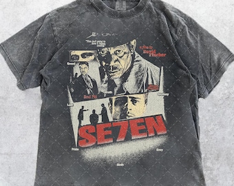 Se7en ヴィンテージ Tシャツ Se7en Movie Shirt XL, Horror Film - Etsy