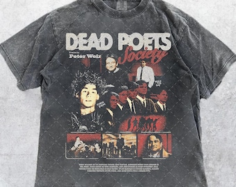 Comfort Colors® 1717 Vintage Dead Poet Society 1989 T-Shirt, Robin Williams Movie, Carpe Diem T-Shirt, Gift Unisex Comfort  DS75