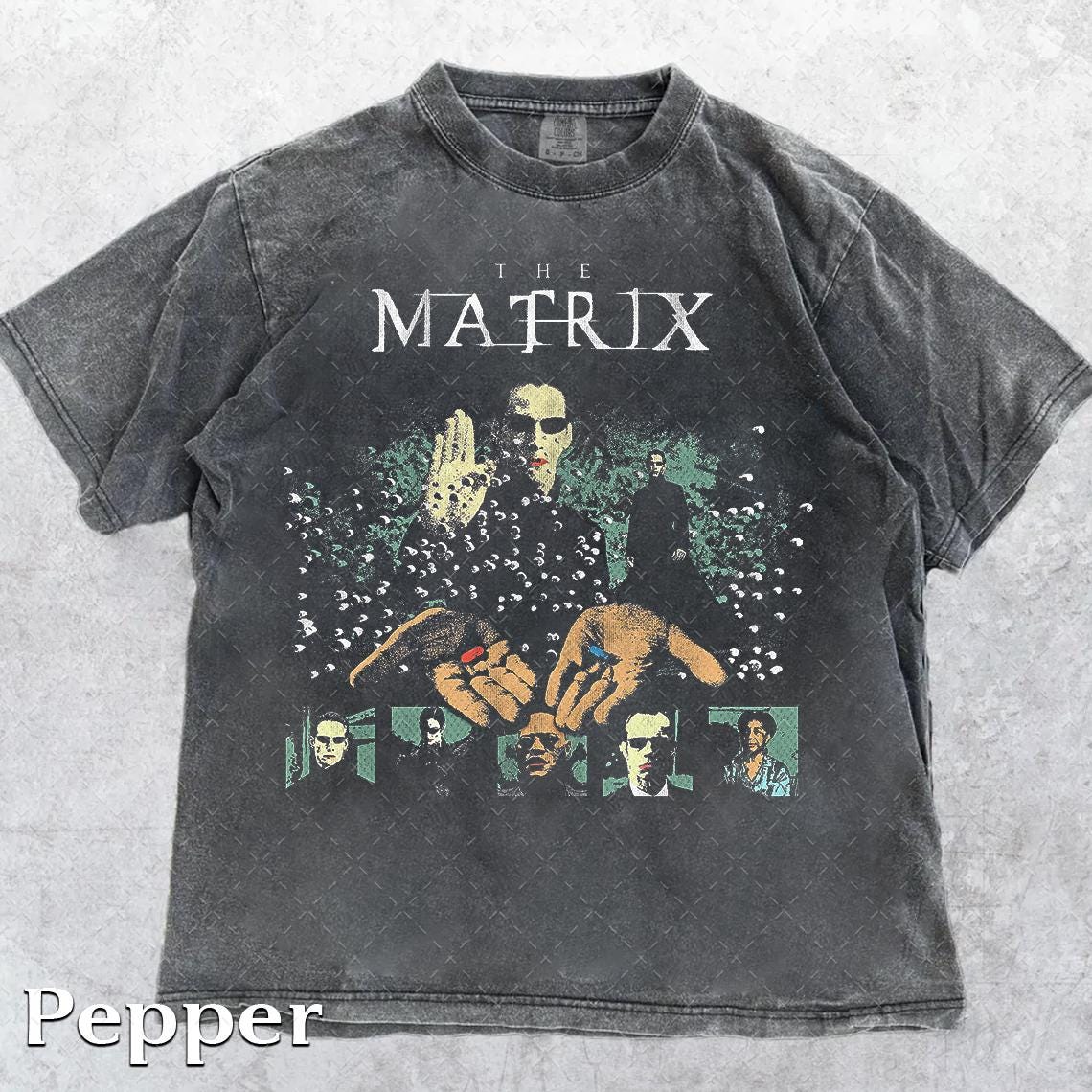希少 90s THE MATRIX tシャツ Comfort Colors® 1717 Vintage the Matrix 1999 T-shirt, Keanu Reeves