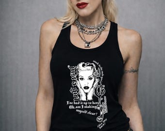 Gwen Just a Girl Spiderweb Racerback