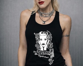 Gwen Just a Girl Spiderweb Racerback