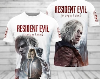 Leon S Kennedy Shirt,  Resident Evil 9 Requiem Graphic Tee, Grace Ashcroft Tshirt, Horror Fan Gift