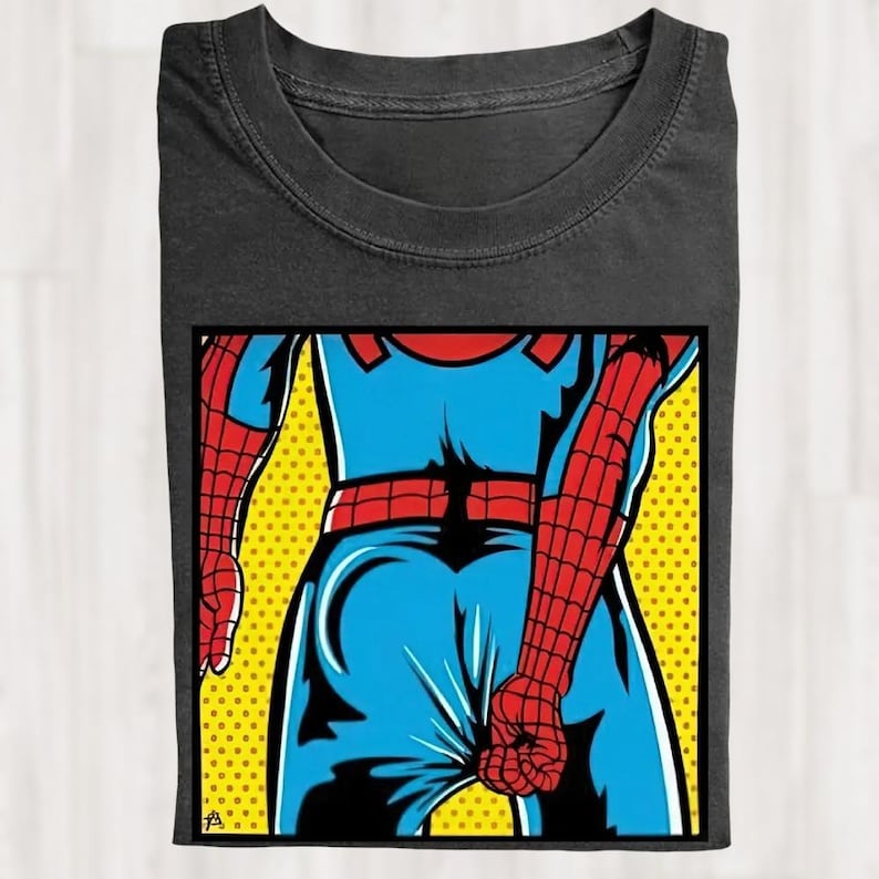 Disney Spider Man Comfort Colors Shirt, Marvel Avengers Graphic Tee, Vintage Spiderman Comic Shirt