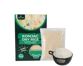 Shirataki Rice - Low Carb, Keto Rice, USDA Organic Konjac Shirataki - 4 Pack (8 Servings) - Ideal for Keto, Paleo, and Low Carb Diets - Rea