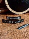Custom Embossed Labels  – Personalised Raised Stickers for Pantry, Jars, Storage, Home Organisation & Gifts – Vintage Style Label Tape product logo