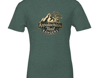 Camiseta unisex de algodón con cuello redondo de los Appalachian Trail Rangers