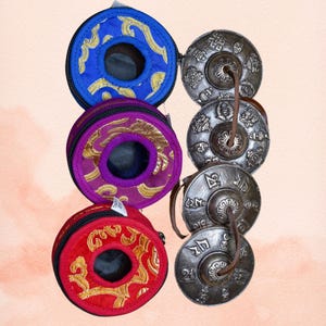 Handmade Tingsha Cover | Protective Pouch for Tibetan Cymbals