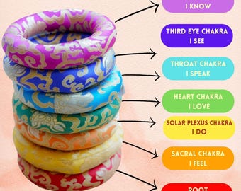 Ring Cushion |  Handcrafted Silk Cushion for Singing Bowl