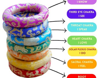 Ring Cushion |  Handcrafted Silk Cushion for Singing Bowl