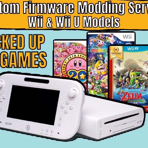 Modding Wii U Etsy