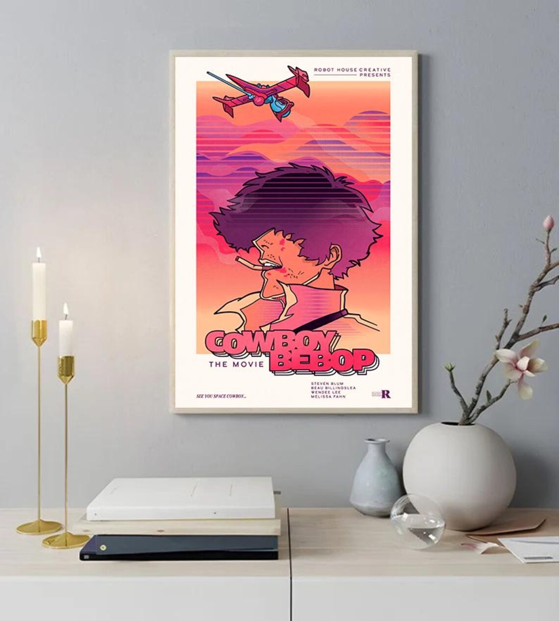 Cowboy Bebop the Movie 2001 Movie Poster Canvas Print Home Decor Wall ...
