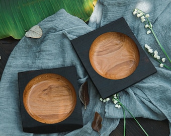 Wooden plate