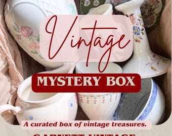 Vintage Mystery Box – Curated Preloved Home Decor Treasures