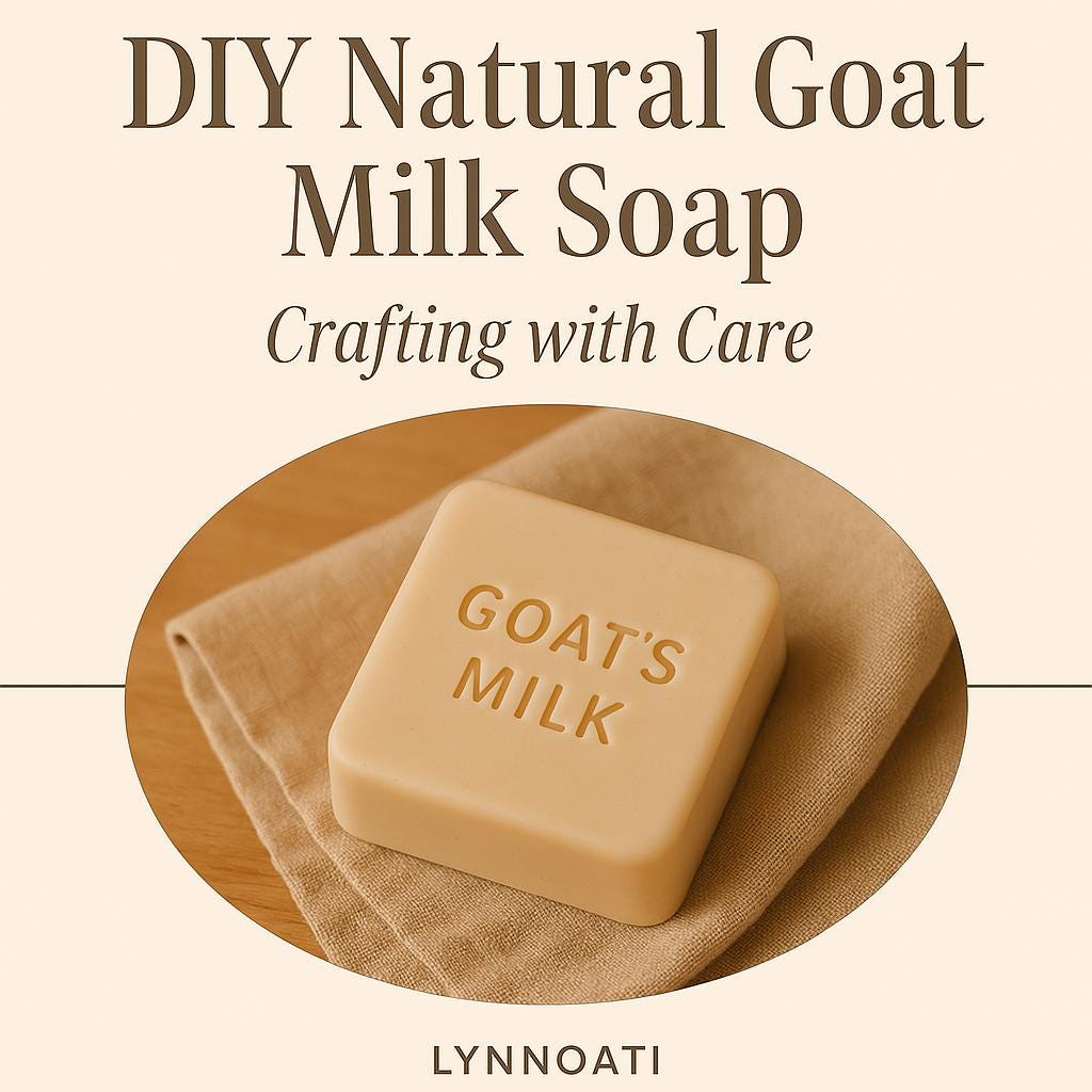 DIY Goat Milk Soap Recipe Natural Skincare Guide (PDF)