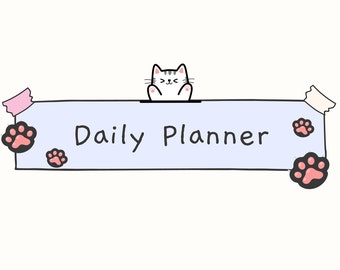 Daily Planner 2024 (Cat version)