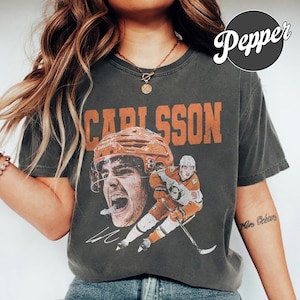 Leo Carlsson Anaheim Ice Hockey Vintage Comfort Colors Shirt
