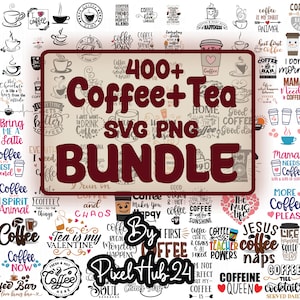 Kaffee und Tee SVG Bundle, Kaffee SVG, Tee SVG, Kaffee png , Tee png, Kaffee Zitate svg, Tee Zitate svg, Lustige Zitate svg, Digitaler Download