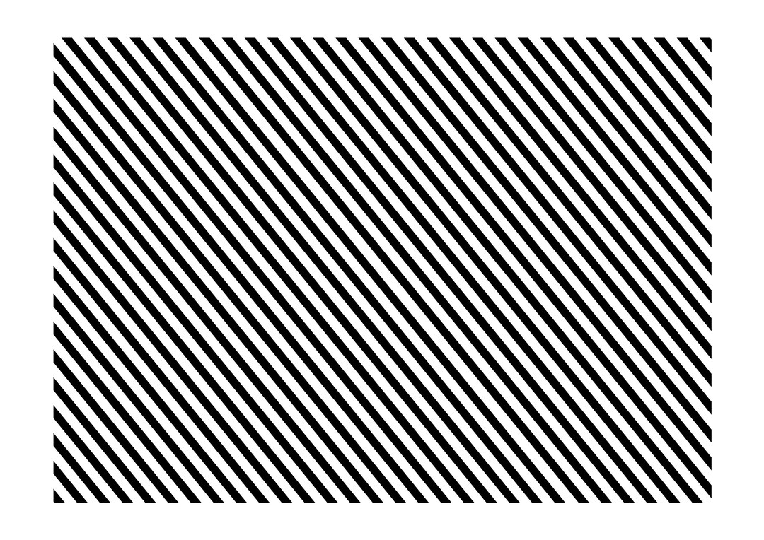 Skinny Diagonal, Lines Pattern, Jet Black Enamel, Kiln Fire Decal ...