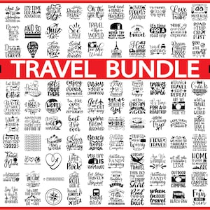 Reizen Svg-bundel, Travel Quotes Svg, reizende ontwerpen, vakantie gezegde Svg, grappige reizen Svg, vakantie Svg voor shirt