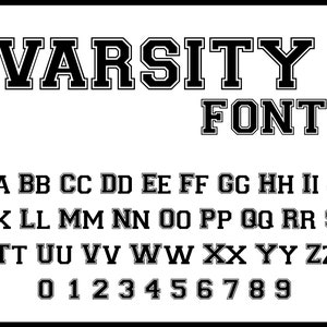 Fuentes universitarias SVG, Fuentes de jersey SVG, Alfabeto SVG deportivo, Letras universitarias SVG, Fuentes deportivas SVG, Fuentes universitarias SVG, Fuentes universitarias SVG
