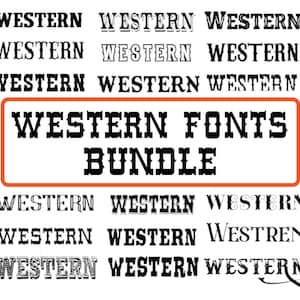 FONT WESTERN, Font Cowboy SVG, Font Old West, Stili di font Western, Font Old Western Font Western Svg, Font Country, Font Cricut, Miglior Svg