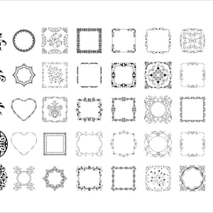 Éléments décoratifs SVG, svg d'ornements, s'épanouir SVG, SVG de tourbillons, texte séparateur Svg, séparateurs bordures Svg, décoration de texte