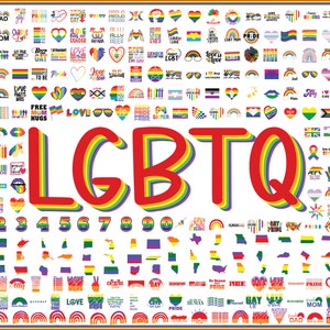 Paquete de más de 300 SVG LGBTQ, SVG LGBT, SVG de orgullo, SVG de orgullo gay, SVG de citas LGBT, SVG de arcoíris, SVG gay, archivo digital, descarga instantánea, mejor SVG