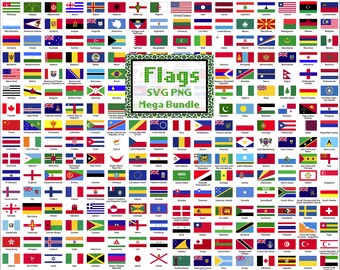 540+ Flags SVG Bundle, Flag PNG, World Flags SVG, Country svg, Country Flag svg, Patriotic svg, Flag Vector, Digital File, Instant download