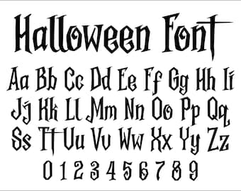 Alfabeto horror SVG, alfabeto horror SVG, font horror SVG, alfabeto Svg, download immediato, font horror, font clipart, font per Cricut