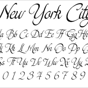 Font New York City, Font scritto a mano, Font Cricut, Font Goodnotes, Font Planner, Font carino, Font per insegnanti, Font Canva, Font eccentrico, Font primaverile