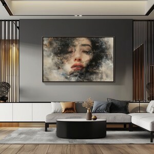 Sempiternal Portrait Sempiternal War | Minimalist Delicate Portrait Painting | Digital ...