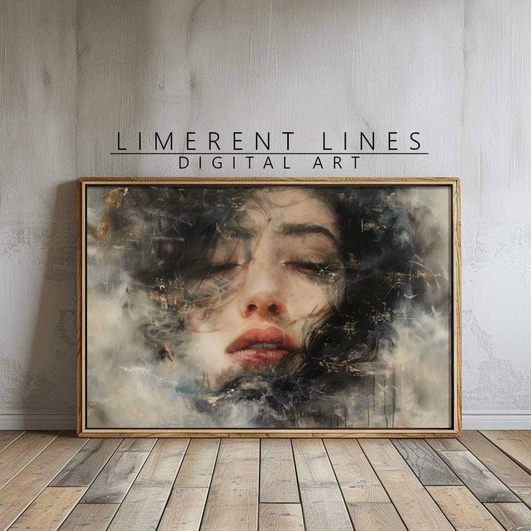 Sempiternal Portrait Sempiternal War | Minimalist Delicate Portrait Painting | Digital ...