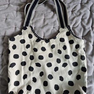 Fabric bag reversible bag made of canvas - bag for shopping, beach bag, bag for shopping, shopper, tote bag large shoulder bag comfortable