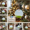 Christmas Ornament Mockups | Ceramic Ornament | Digital Download | Printify | Print on Demand