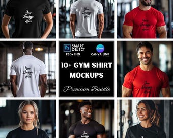 Gym Shirt Mockup | Gym Mockup | T Shirt Mockup | Clothing Mockup | Psd Mockup | Trendy Mockup | Digital Shirt Mockup | Mens Shirt Mockup