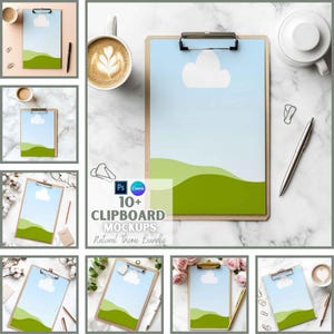 Clip Board Mockups | Personalized Clip Board | Canva and PSD | Digital Download