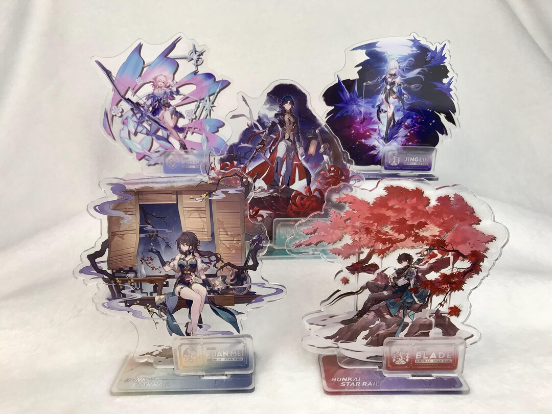 Acrylic Anime Character Stand - Etsy