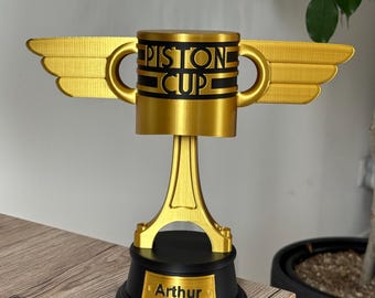 Trofeo de coche de la Copa Pistón personalizado