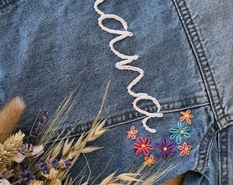 personalised children's denim jackets