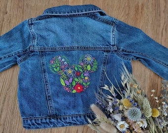 Disney embroided denim jacket