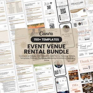 150+ Event Venue Rental bundle printable, 150+ Event Planner, Event Planning Template, Event Coordinator, Event planner Business Bundle