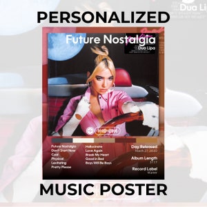 Choose Your Own Album Poster, Custom Album Poster, Personalized Album Poster, Custom Album Cover, Custom Music Posters, Digital Album Art