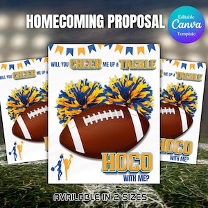Homecoming proposal ideas, Homecoming Promposals Signs, Hoco Proposal ideas, HOCO promposals ideas, homecoming Invitation, canva template