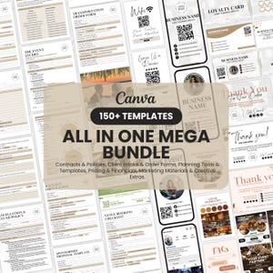 Event Planner Bundle, Event Planner Contract Forms, Event Planning Forms, Event Planner, Event Management Bundle, Canva Template, Printable