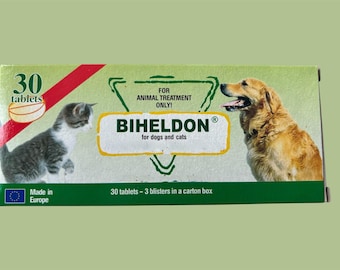 Deworming Tablets for Dogs & Cats – Treats Tapeworms  Roundworms 30 Tabs for Kittens, Puppies, Pets