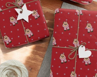 Han Bias Wrapping Paper, Kpop Gift Wrap, Stray Kids Inspired, Quokka, Skz Stay, Hannie, Han Jisung, Wrapping Paper, Kpop Gift Wrap