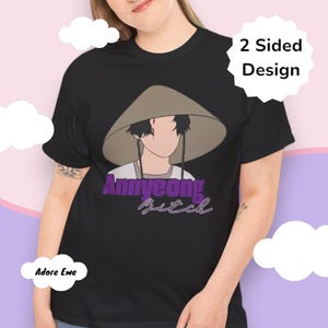Yoongi Antis Goodbye, Kpop Inspired T, Agust D Suga Shirt, Unisex BTS Clothing, KPop Annyeong B, Gift for Music Lovers