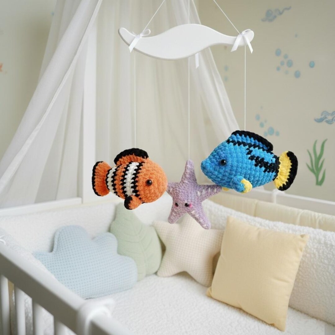 Crochet Finding Nemo Pattern Bundle | Clownfish Starfish Amigurumi ...