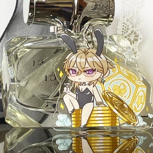 Honkai Star Rail Aventurine Chibi Keychain